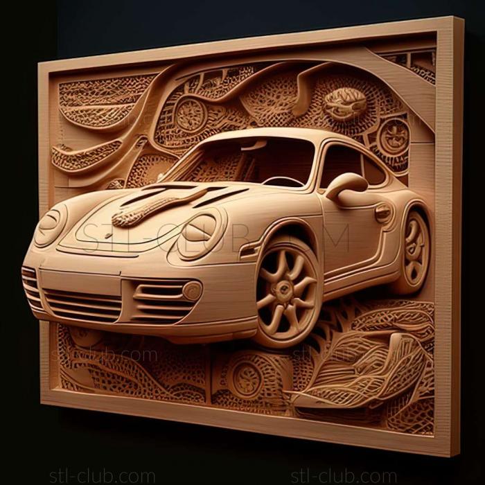 3D мадэль Porsche 989 (STL)